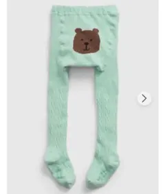 GAP クマ柄ベビータイツ　0-12m