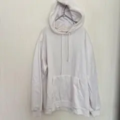 匿名配送❣️CHIP CLIP ホワイトパーカー LL