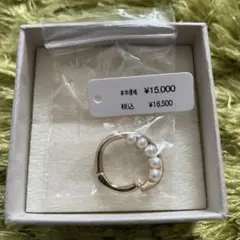 ete イヤーカフ　ハグカフ　淡水パール