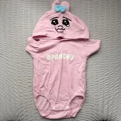 しまむら　おぱんちゅうさぎロンパース7080サイズ