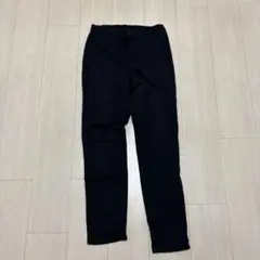 カジュアルパンツ 黒 ストレッチ