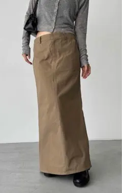 完売品　キャナルジーンRED CHOP WORKSロングスカート　38のサムネイル