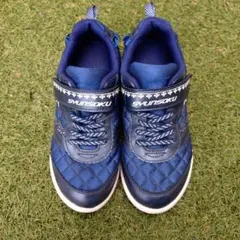 SHUNSOKU ネイビー キッズスニーカー 23.0cm