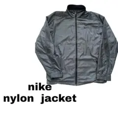 90's nike nylon jacket y2k 刺繍ロゴ メンズ(XL)