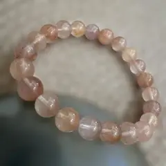 ピンクルチル天然石ブレスレット