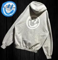 イストクンスト ISTKUNST スマイルロゴ 裏起毛 パーカー