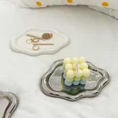 石膏プレート アクセサリー置き トレー 韓国 インテリア おしゃれ