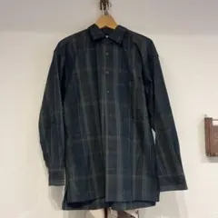 UNIQLO U フランネルオーバーサイズチェックシャツ M
