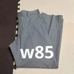 ユニクロ　メンズ　レギュラーフィット　スラックス　グレー千鳥柄　w85のサムネイル