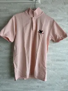 くまのがっこう　半袖　ポロシャツ　ピンク　襟付き　保育士