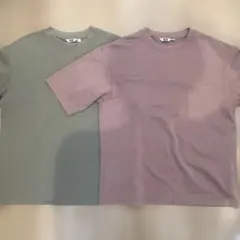 UNIQLO エアリズム　コットンオーバーサイズTシャツ　5分袖