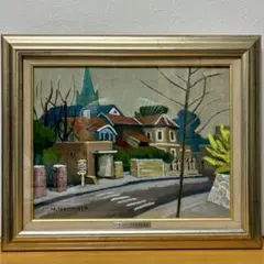 抽象的な油彩画赤と緑約40cm|mercari商品代購│mercariメルカリ