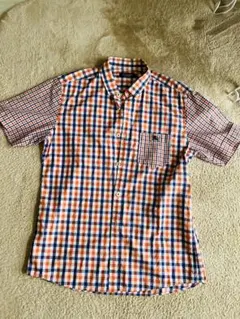 【2サイズ】 BURBERRY BLACK LABEL チェック柄 半袖シャツのサムネイル