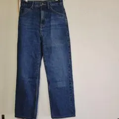 UNIQLO U ダークブルー ストレートデニム