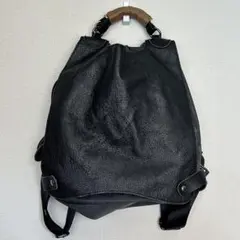 ≪即購入OK≫ goa 牛革 フリンジ リュック ブラック タグ付き - メルカリ