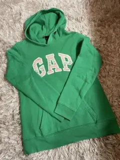 最終セール　old GAP ボーダーロゴhoodie 平成　y2k used