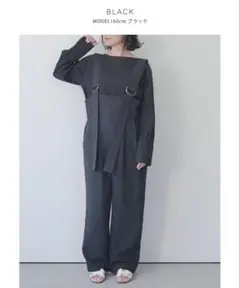 meri ミーリーブッチャーサロペット 完売ブラック 11.jpg