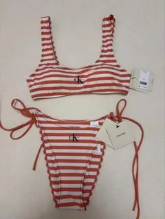 Calvin Klein オレンジストライプビキニのサムネイル