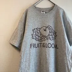フルーツ　オブザ　ルーム　ナチュラル　シンプル　枠のみ　Tシャツ　半袖　古着