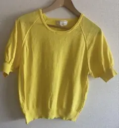 ロペピクニック　黄色のサマーニット