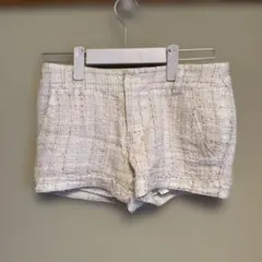 JILLSTUART ショートパンツ 白 チェック