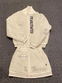 PEARLY GATES ホワイト フリースセットアップ