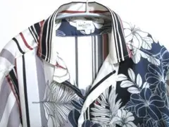 BAGUTTA 　バグッタ　MAUI ハイビスカス オープンカラー アロハシャツのサムネイル