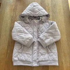 【最終値下】アプレレクール 110cm 中綿コート　パープル