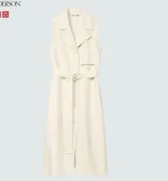 JW ANDERSON リネンブレンドラペルワンピース