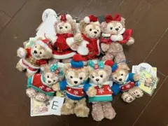 TDSダッフィー ＆シェリーメイぬいぐるみバッジ&ストラップセット新品ダグ付き❗️