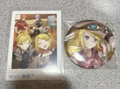 プロセカ　思い出夏フォト　バドド&リン、レン　缶バッジ　リン