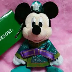 ミッキーマウス　2015年　七夕　ぬいぐるみバッジ