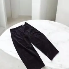 gu コーデュロイバレルレッグパンツ xl