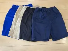 男子ハーフパンツ(ユニクロ140、GU150)5点セット