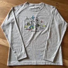 美品mont-bell モンベル ロングTシャツ 150ウィックロン WIC