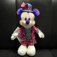 新品未使用◇ ミッキー ぬいぐるみバッジ パルパルーザ ミニーのファンダーランド