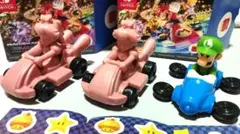 マクドナルド限定！！ マリオカート　ピーチ&ルイージ