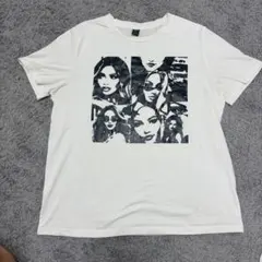 SHEIN グラフィックプリント 半袖Tシャツ ホワイト L