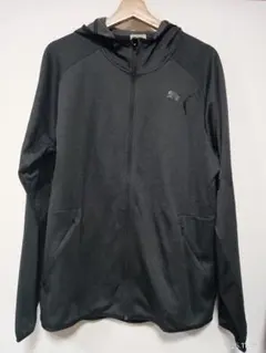 PUMA フルジップ フード付きジャケット ブラック