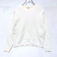 ユニクロ プレミアム ラム クルーネック セーター 長袖 M