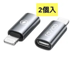 新品未使用！2個入り USB-C to ライトニング 変換アダプター
