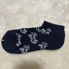 PG MAG ネイビー ロゴ入りショートソックス