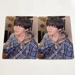 なにわ男子 HARDWORK 通常盤 特典トレカ 長尾謙杜2枚セット 新品