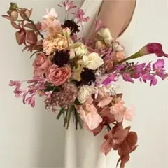 ブーケ　胡蝶蘭　ウェディング　ブライダル　前撮り