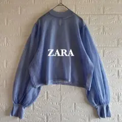 ZARA｜ザラ｜シースルー ブラウス プルオーバー