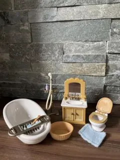 シルバニアファミリー バスルームセット