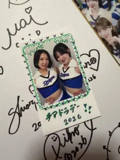 中日ドラゴンズ 2026 5/24 チアドラデー 直筆サイン色紙 - メルカリ