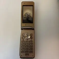 W55T】TOSHIBA ゴールド ガラケー呪術廻戦 五条悟 コスプレ 充電付き