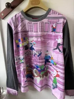 美品☆オレボレブラカラフルイラストロングワンピース - メルカリ