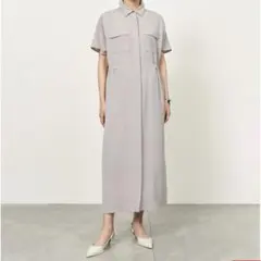 SOÉJU 美品 現行 ロングシャツワンピース 接触冷感 多機能 - メルカリ